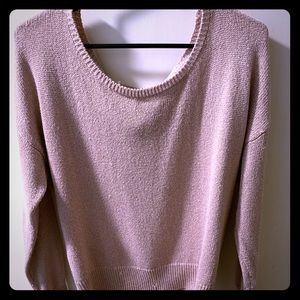 Pink sparkle sweater